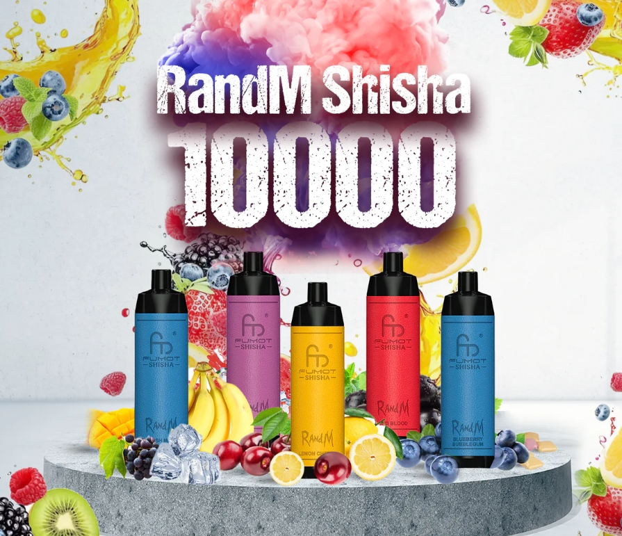 Fumot RandM Shisha 10000 Vape - Cherry Fiesta : Une Explosion de Saveurs pour les Amateurs de Vape en France