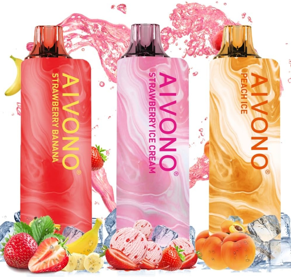 AIVONO AIM GUN 7000 Puffs Vape - Glace à la noix de coco : L’évasion tropicale au bout des lèvres
