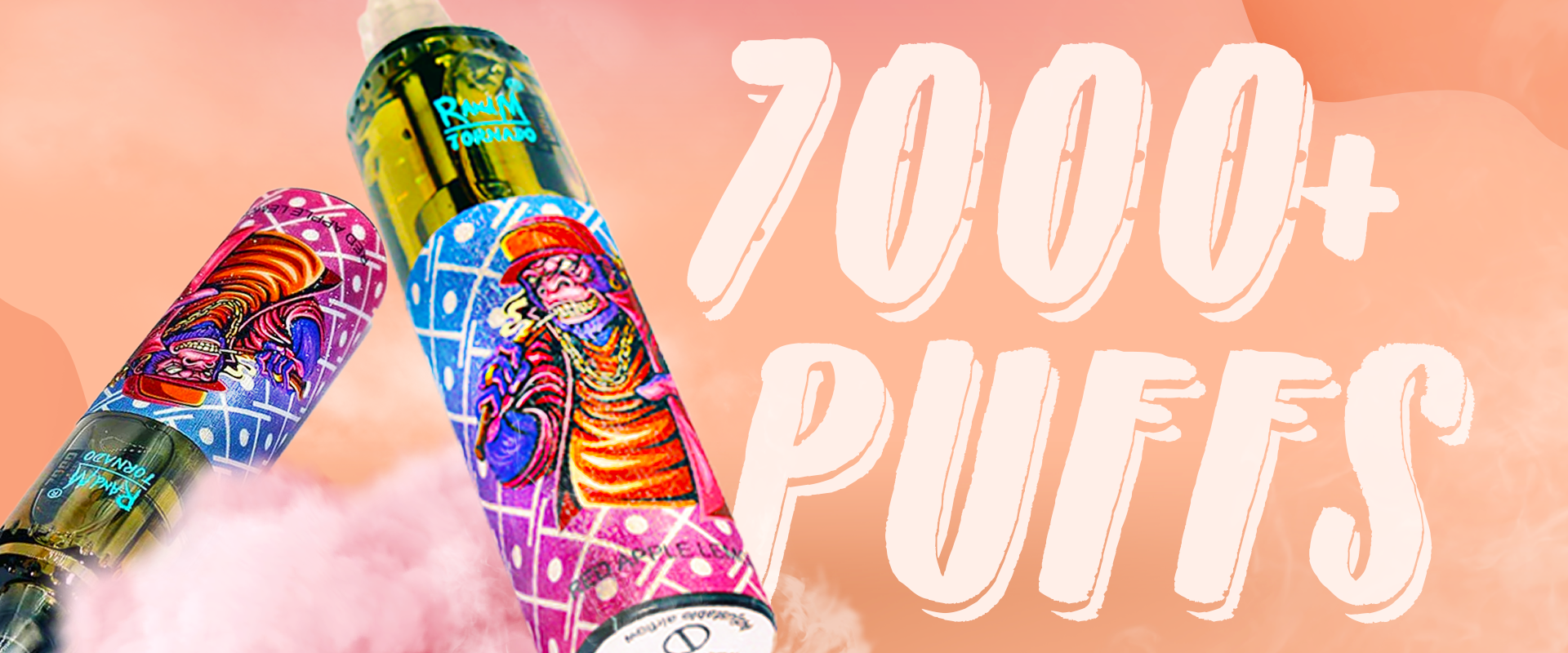 Randm Tornado 7000 - Milk-shake aux Bananes | Une Vape Jetable Gourmande et Intelligente pour le Marché Français