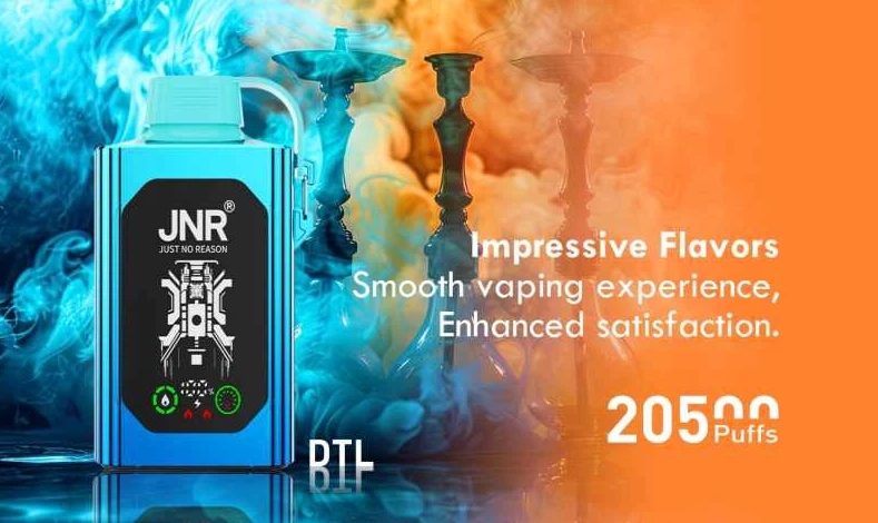 Découvrez la boîte à chicha JNR Vape - Glace aux Myrtilles : Une Explosion de Fraîcheur et de Style