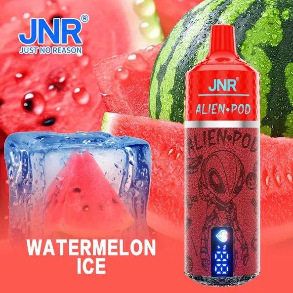JNR Alien Pod 13000 Puffs DISPOSABLE VAPE - Watermelon Ice : Une expérience de vape révolutionnaire pour la Belgique en 2025