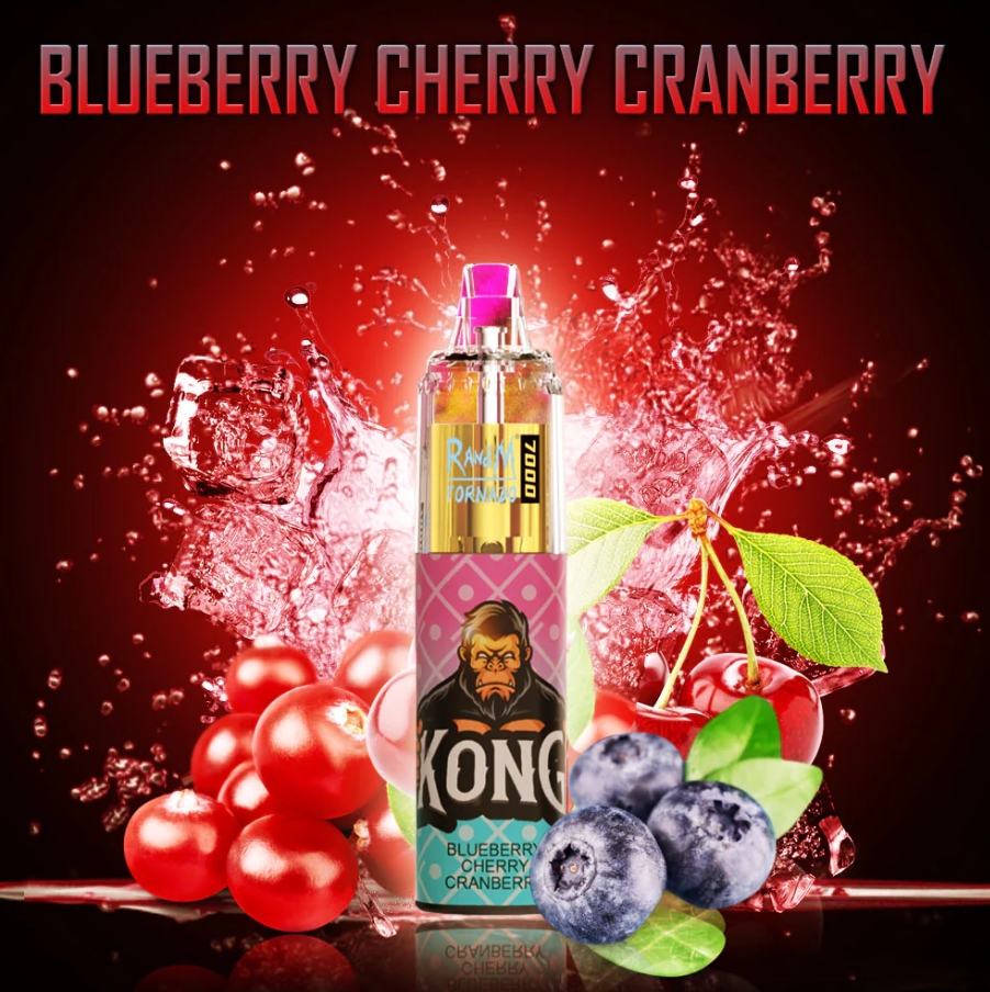 Découvrez le Randm Tornado 7000 Puffs Vape - canneberge de cerise aux myrtilles : Une Explosion de Saveurs pour les Vapoteurs Français en 2025