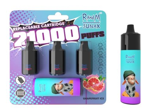 RandM Sunax 21000 Puffs Vape - glace au pamplemousse : Une Révolution dans le Monde du Vapotage en 2025