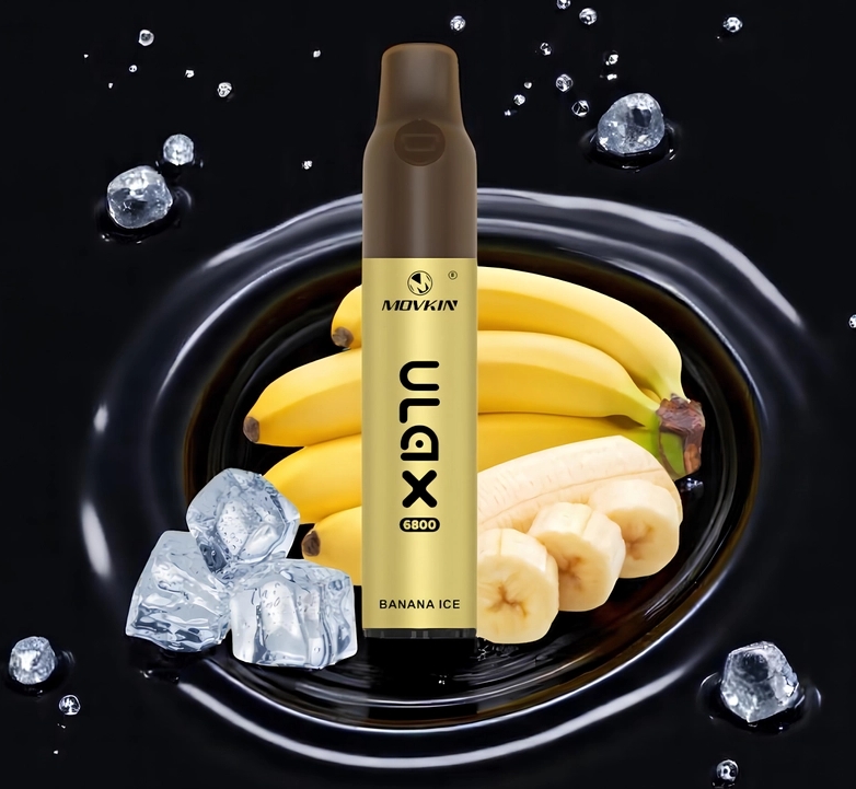 RandM Movkin Ulax 6800 (bobine en céramique) Vape - Glace à la Banane : Une explosion de saveur pour le marché belge en 2025