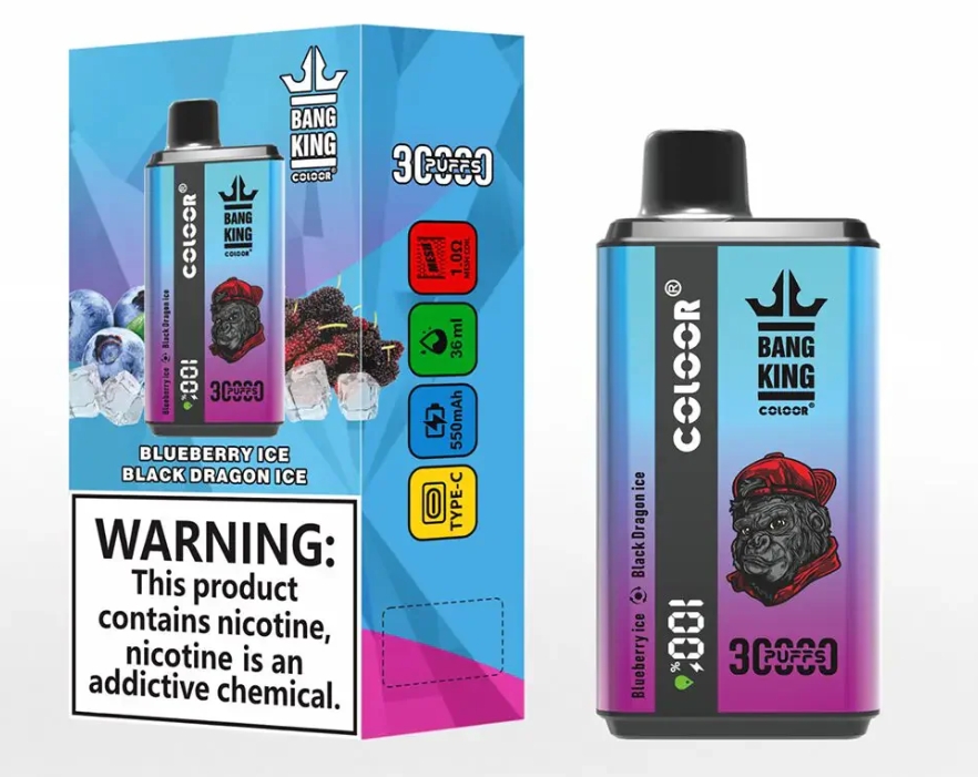 BangKing 30000 Bouffées Vape - Bleareberge glacée / Fruit de dragon glacé : Une expérience de vapotage audacieuse pour la France 2025
