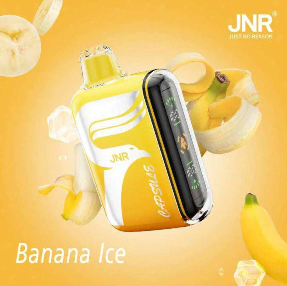 Découvrez la JNR Capsule 15000 Puffs Vape - glace à la banane : Une révolution savoureuse dans l’univers du vapotage belge