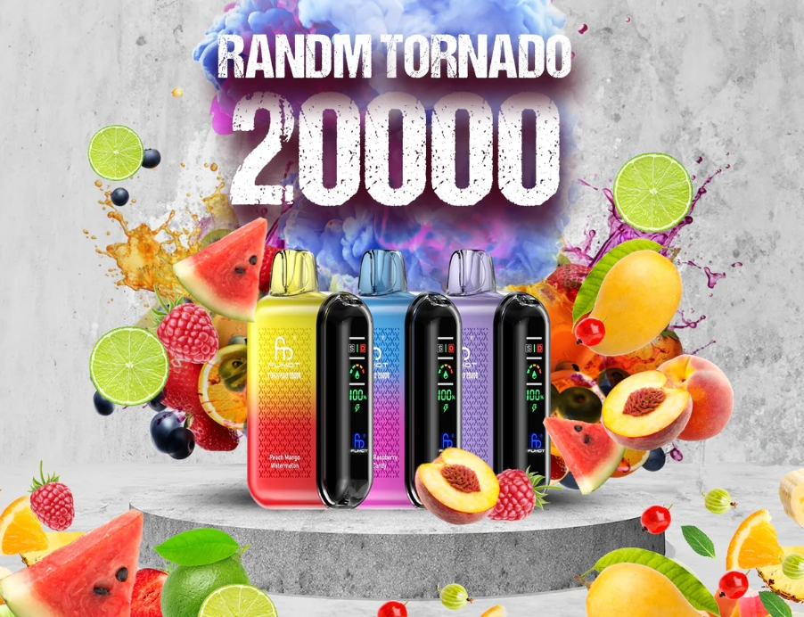Découvrez la Randm Fumot Tornado 20000 Puffs Vape - framboise aigre-bleuette : Une Révolution dans le Vapotage en France