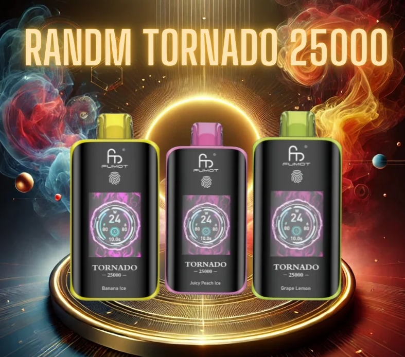 Randm Fumot Tornado 25000 Puffs Vape - Myrtille sur Glace : Une révolution dans le vapotage français en 2025