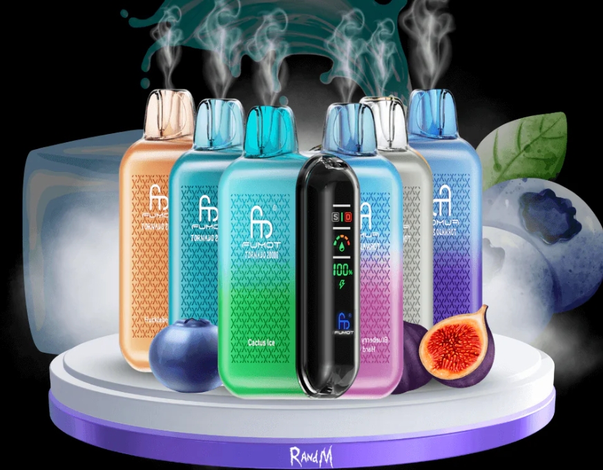RandM Fumot Tornado 20000 Puffs Vape - Blue Razz : Une Explosion de Saveur dans le Monde du Vapotage Français