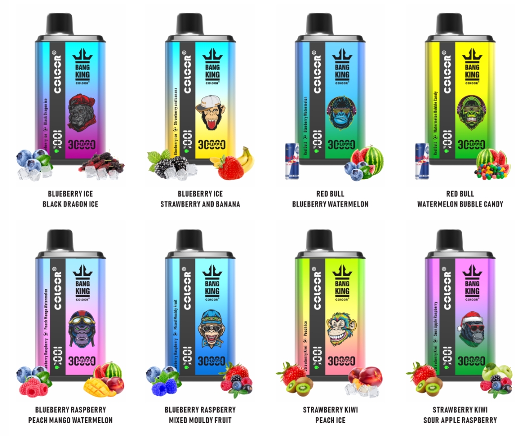 BangKing 30000 Bouffées Vape - Bleareberge glacée / Fruit de dragon glacé : Une expérience de vapotage audacieuse pour la France 2025