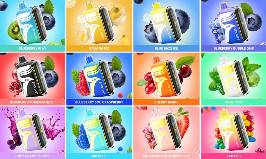 Découvrez la JNR Capsule 15000 Puffs Vape - glace à la banane : Une révolution savoureuse dans l’univers du vapotage belge