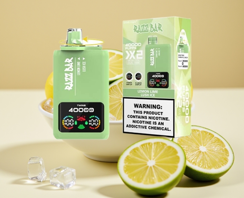 Razz Bar 40000 Puffs Vape - Citron Vert & Glace Raffraîchissante : Une révolution dans le monde du vapotage