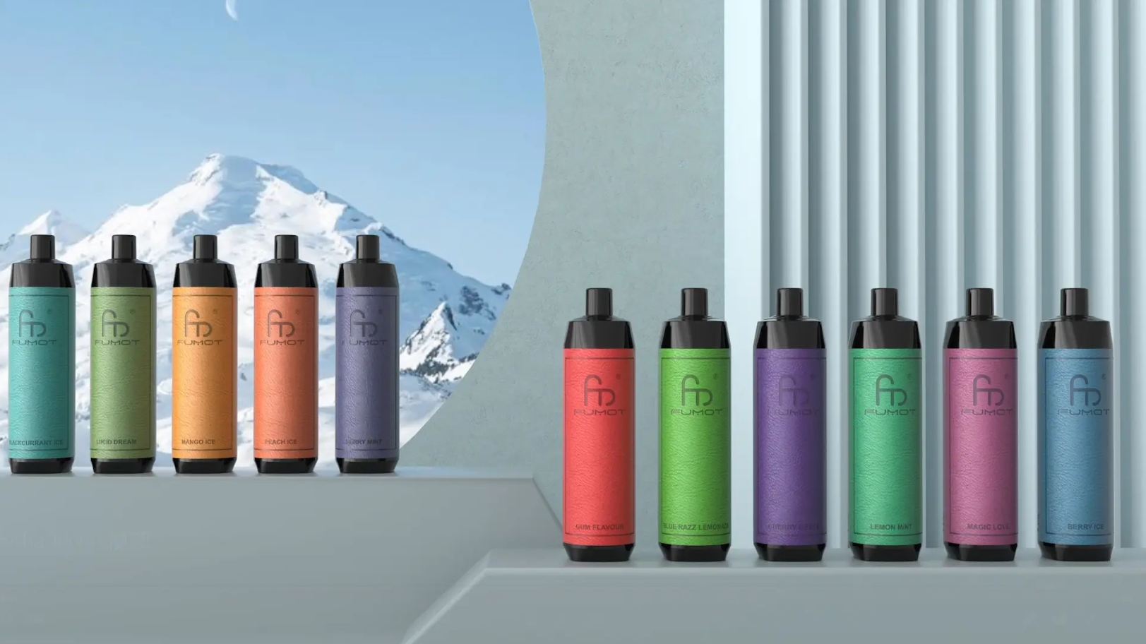 Fumot RandM Shisha 10000 Puffs Vape - framboise aigre-bleuette : Une expérience de vape audacieuse et savoureuse dans la France de 2025
